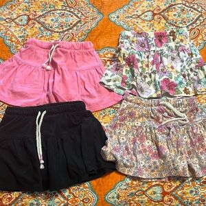 Lot of little girls skorts